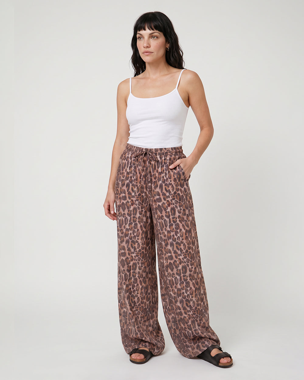 PREORDER Thi Neutral Leopard Trouser