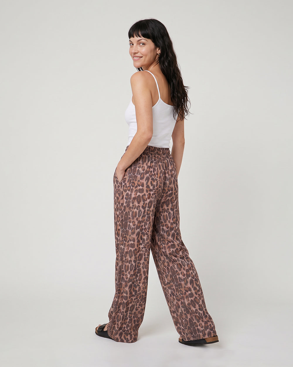 PREORDER Thi Neutral Leopard Trouser