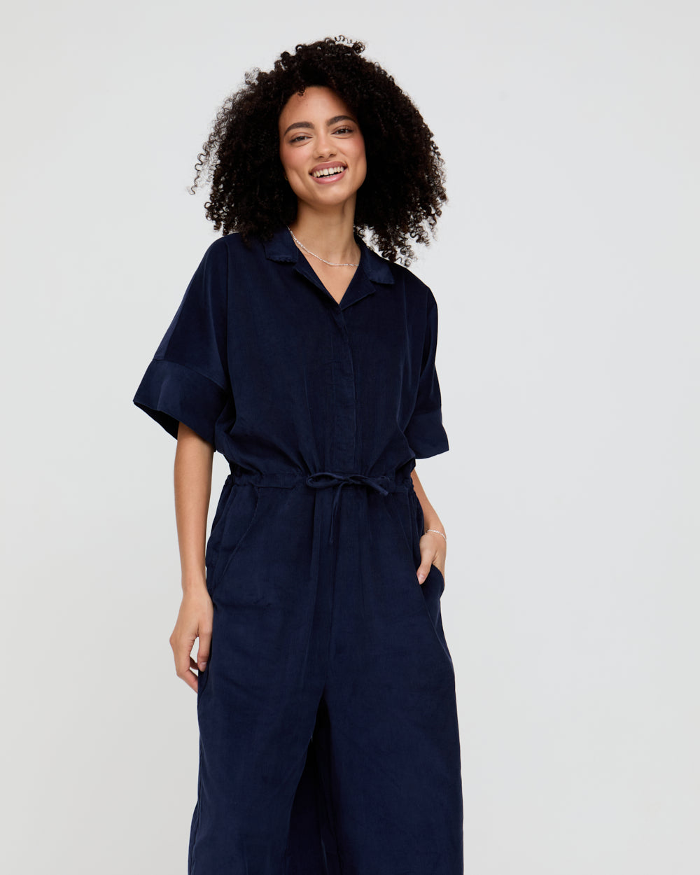 Iris navy jumpsuit
