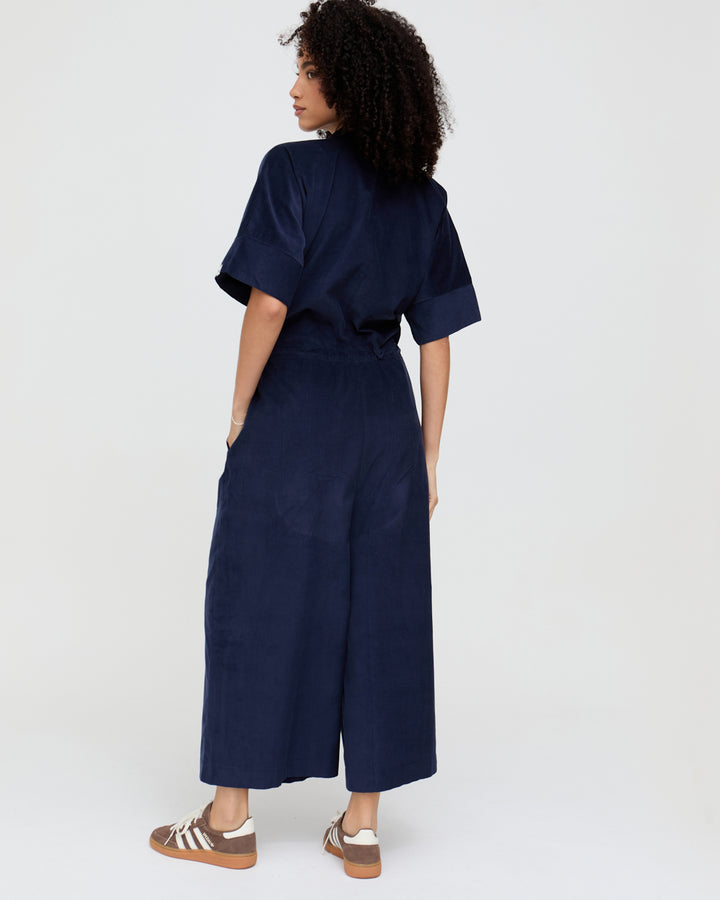 organic cotton Iris Navy Jumpsuit- image 5