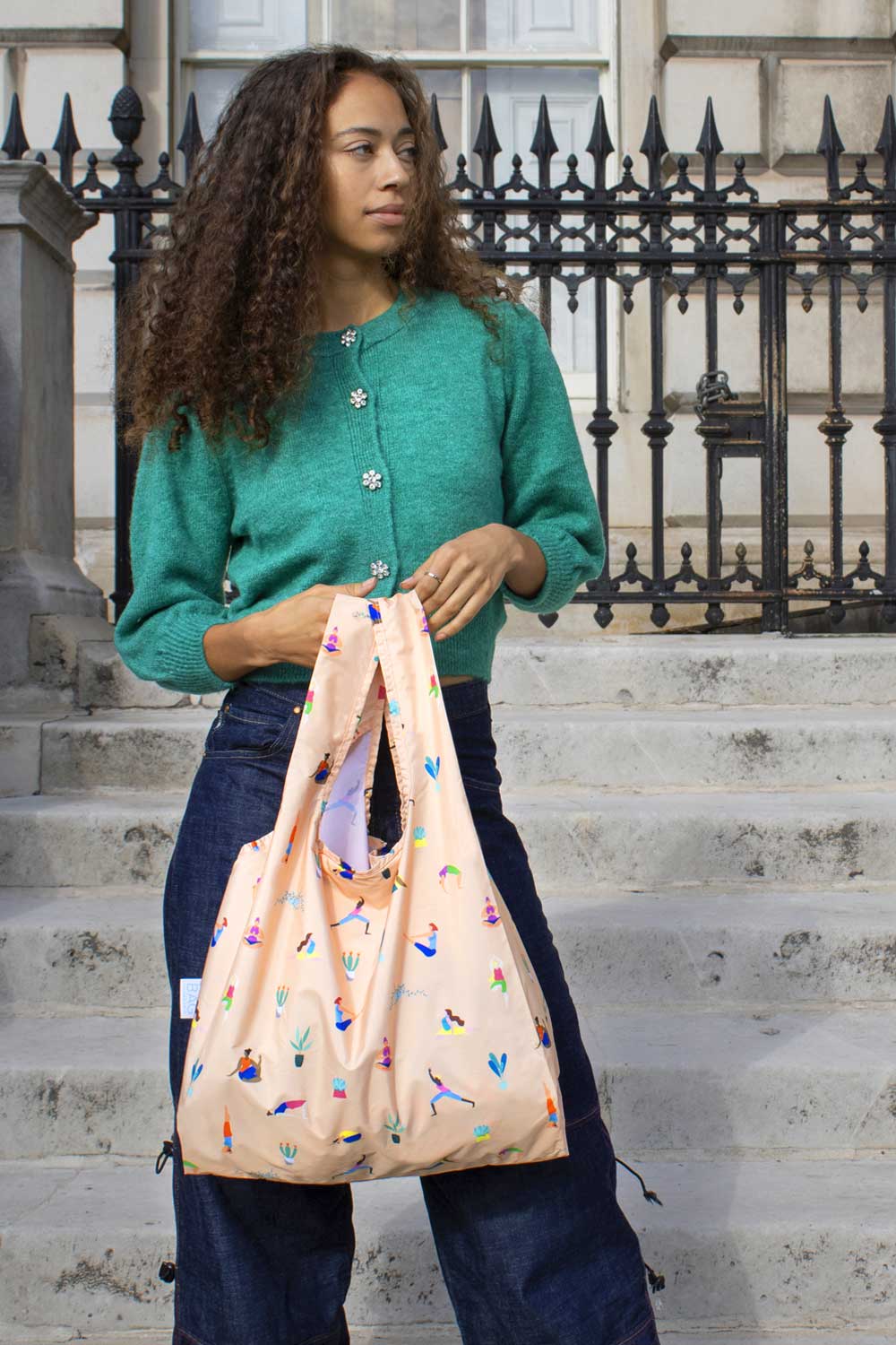 Medium Yoga Girls Reusable Bag
