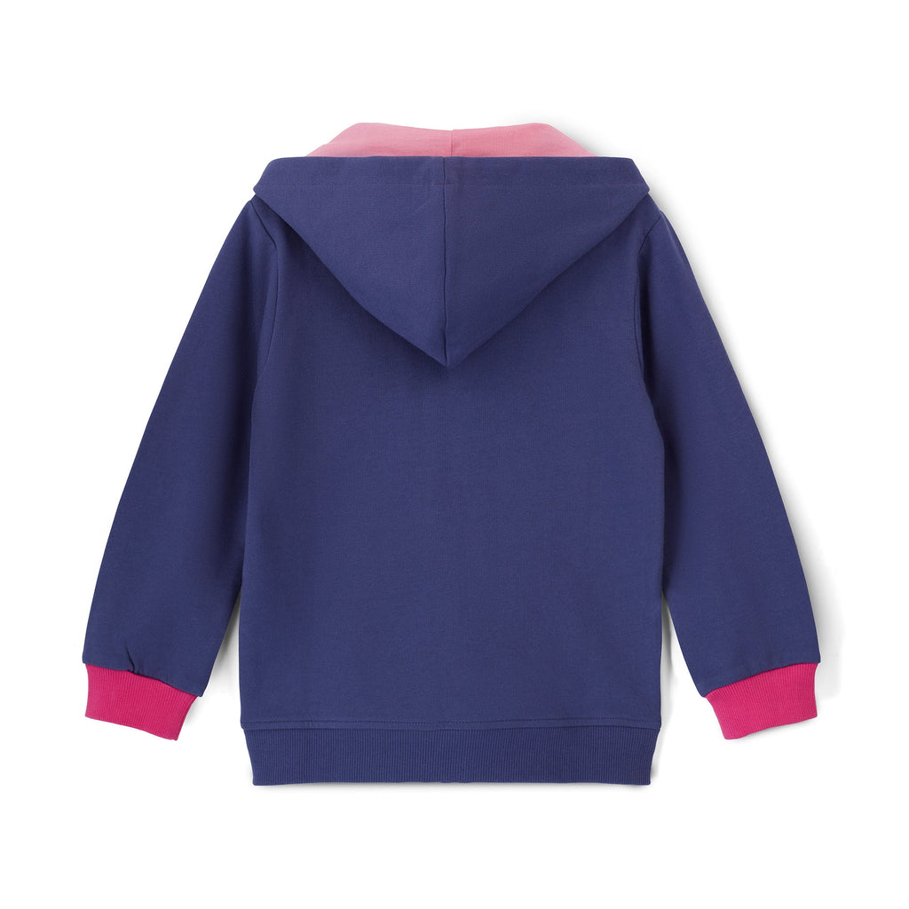Navy Gingerbread House Applique Hoodie