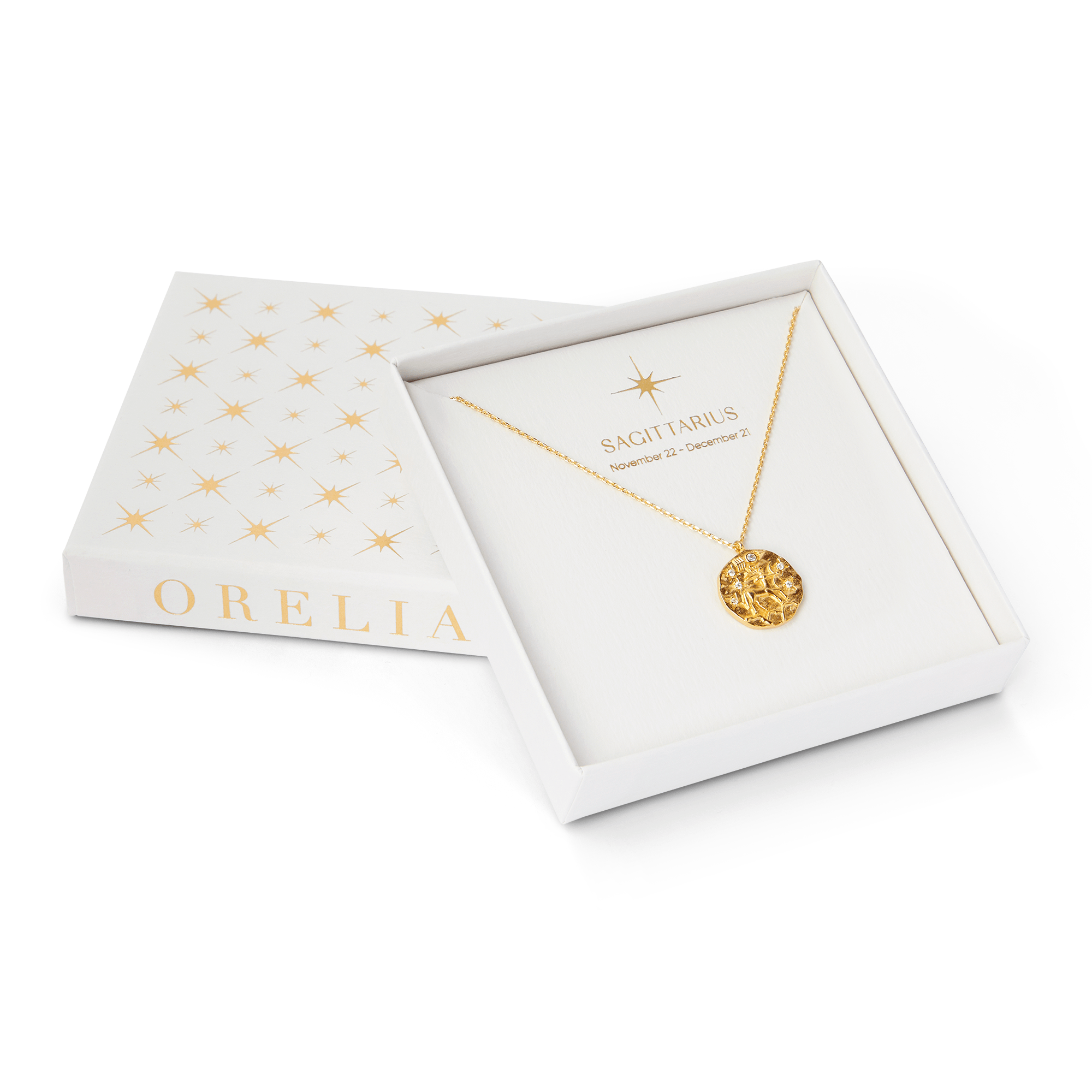 18k Gold Plated Sagittarius Zodiac Necklace