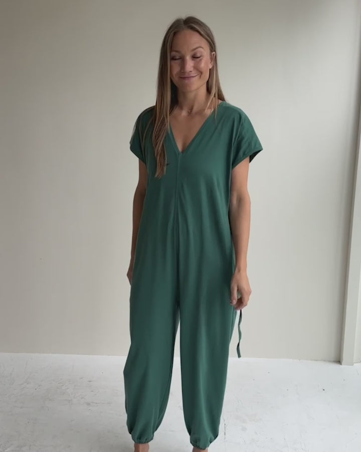 Rita Emerald Jumpsuit