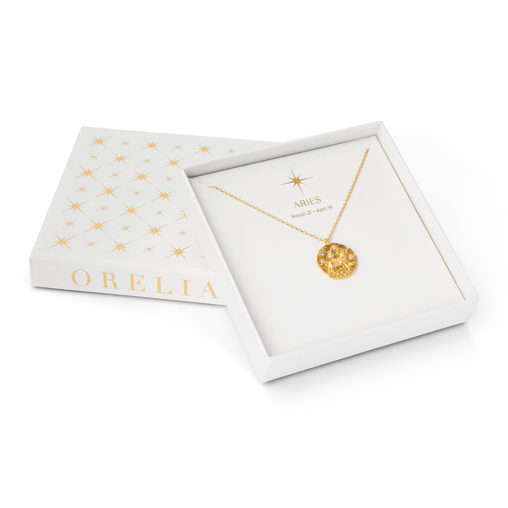 18k Gold Plated Aries Zodiac Necklace