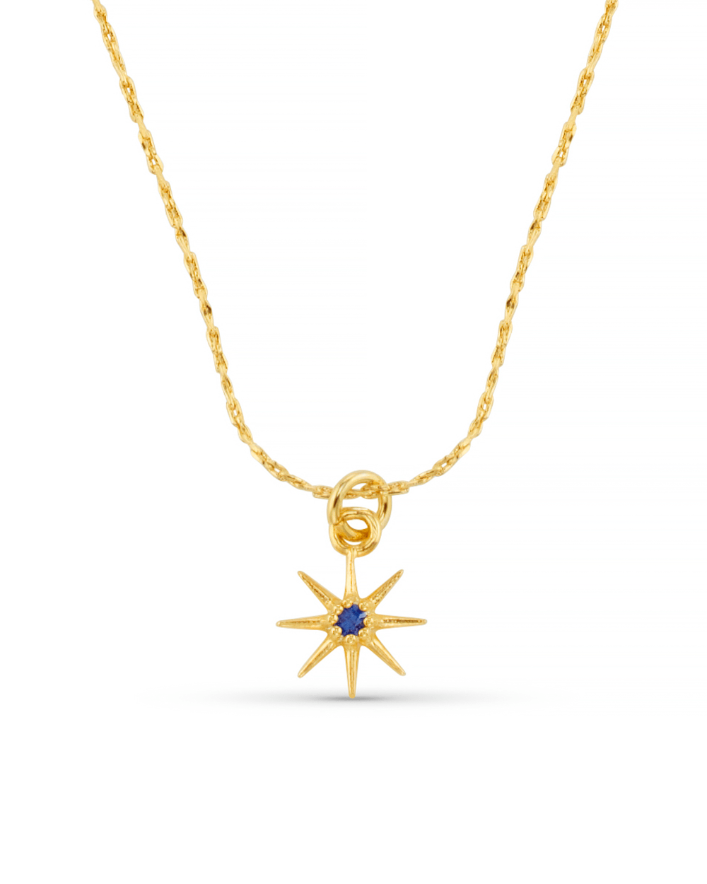 Part Recycled 18k Gold Plated December Birthstone Tanzanite Necklace