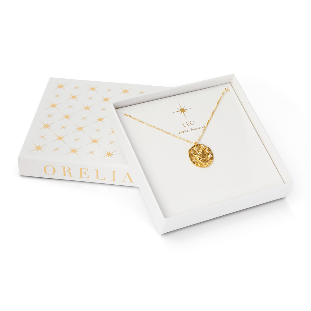 18k Gold Plated Leo Zodiac Necklace