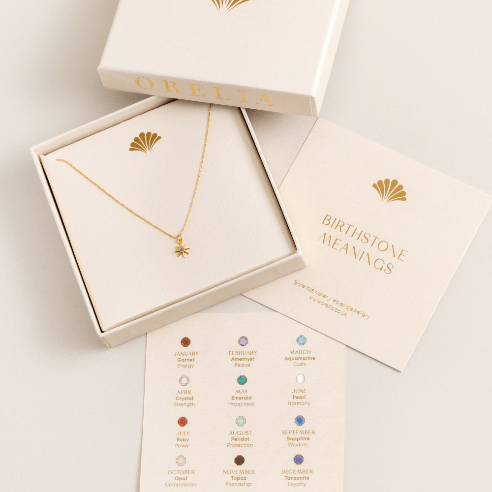 Part Recycled 18k Gold Plated September Birthstone Sapphire Necklace