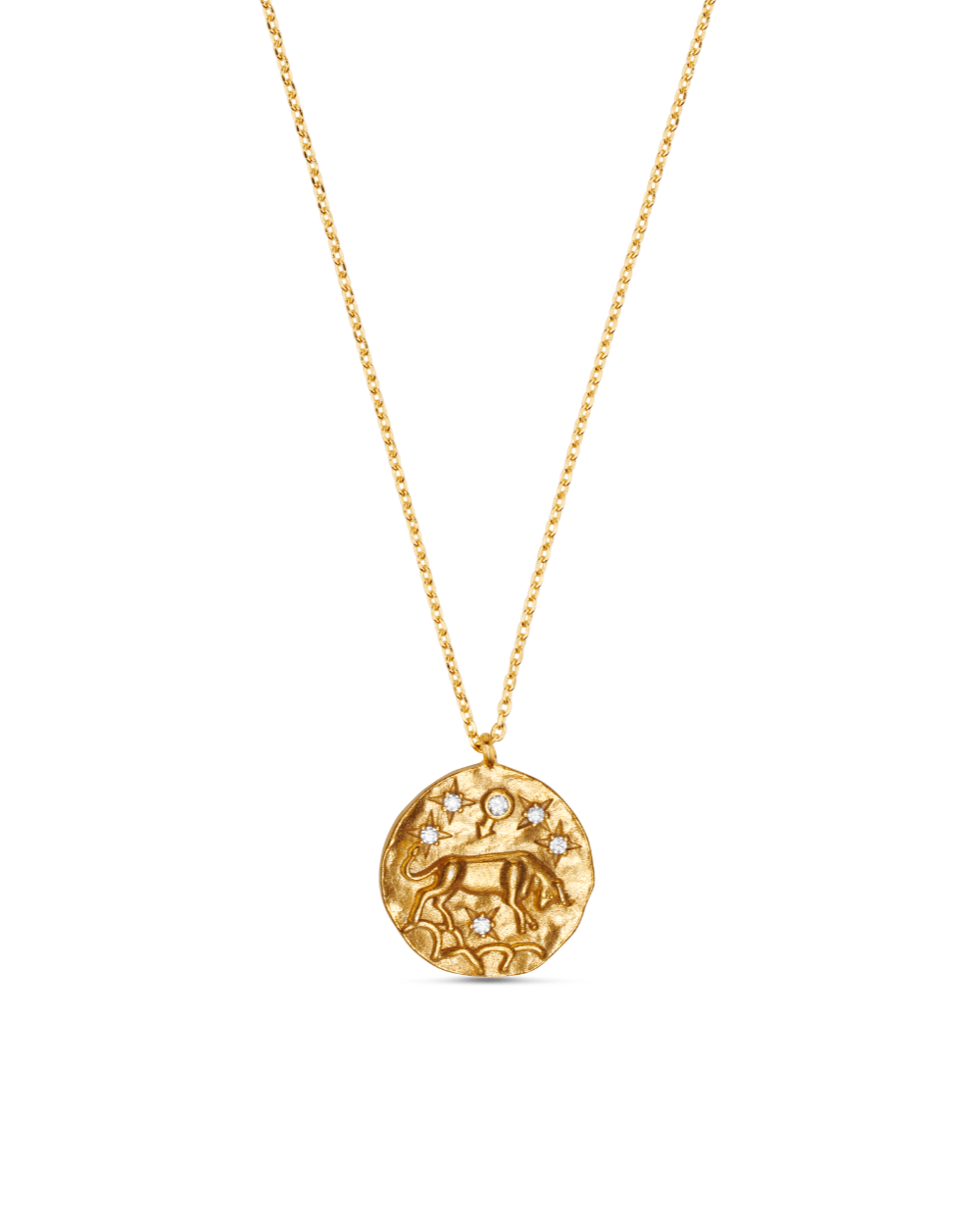 18k Gold Plated Taurus Zodiac Necklace