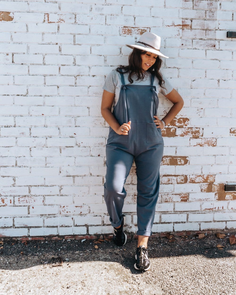 Lila Midnight Grey Dungarees - image 3