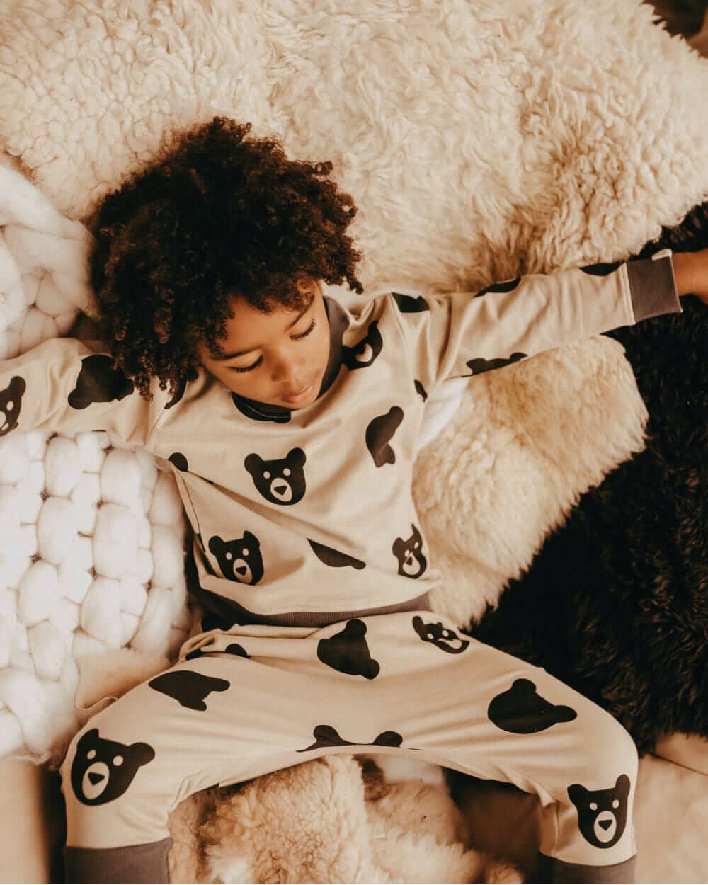 organic cotton Stone Cub Print Harem Style Joggers - image 2