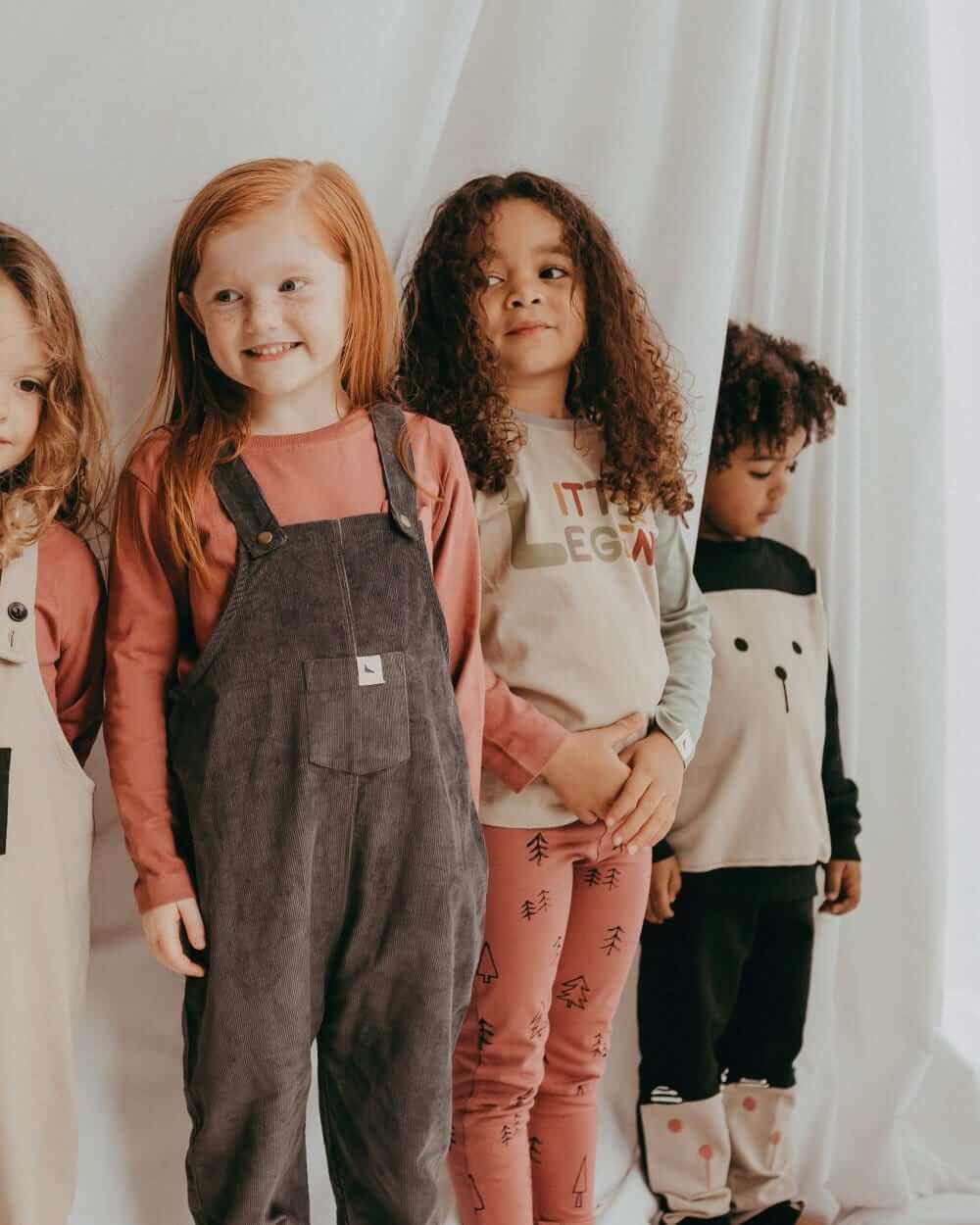 organic cotton Red Forest Print Leggings - image 2