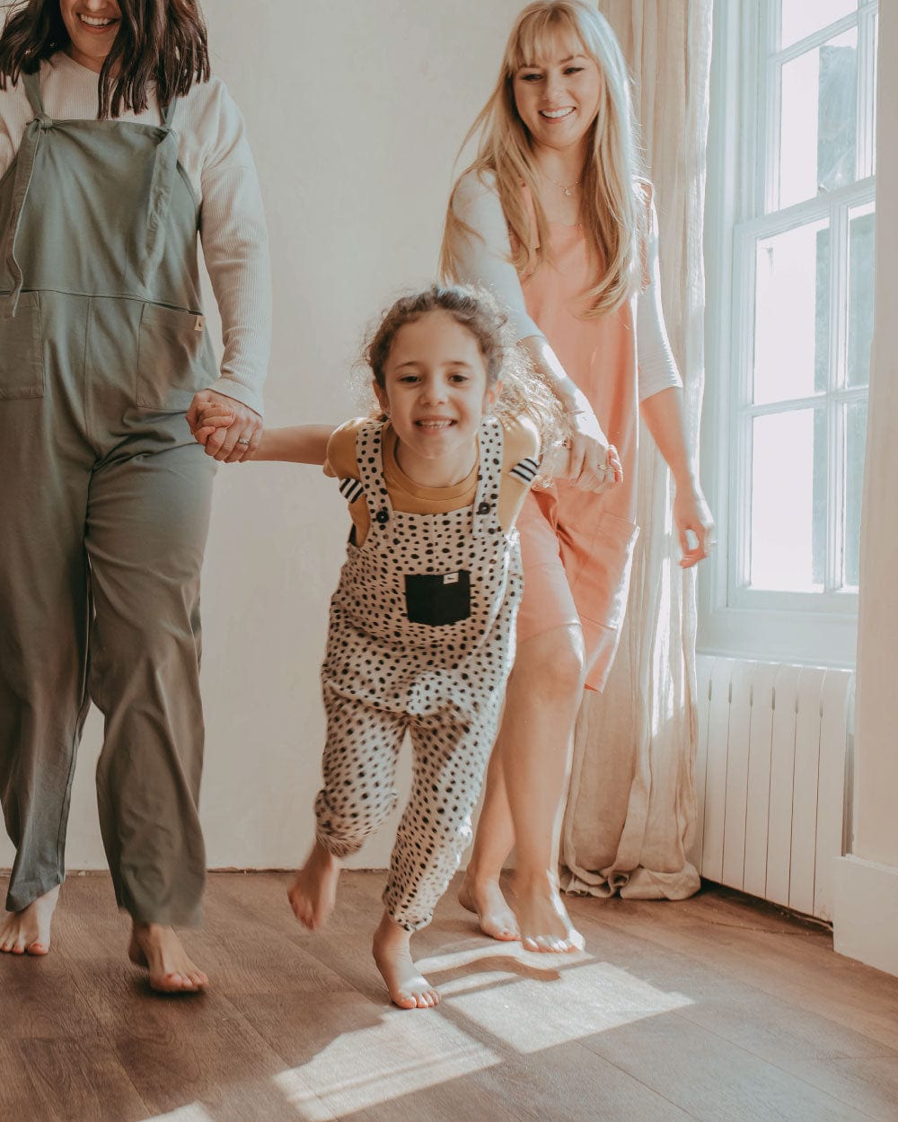 organic cotton Stone Spot Print Dungarees - image 1