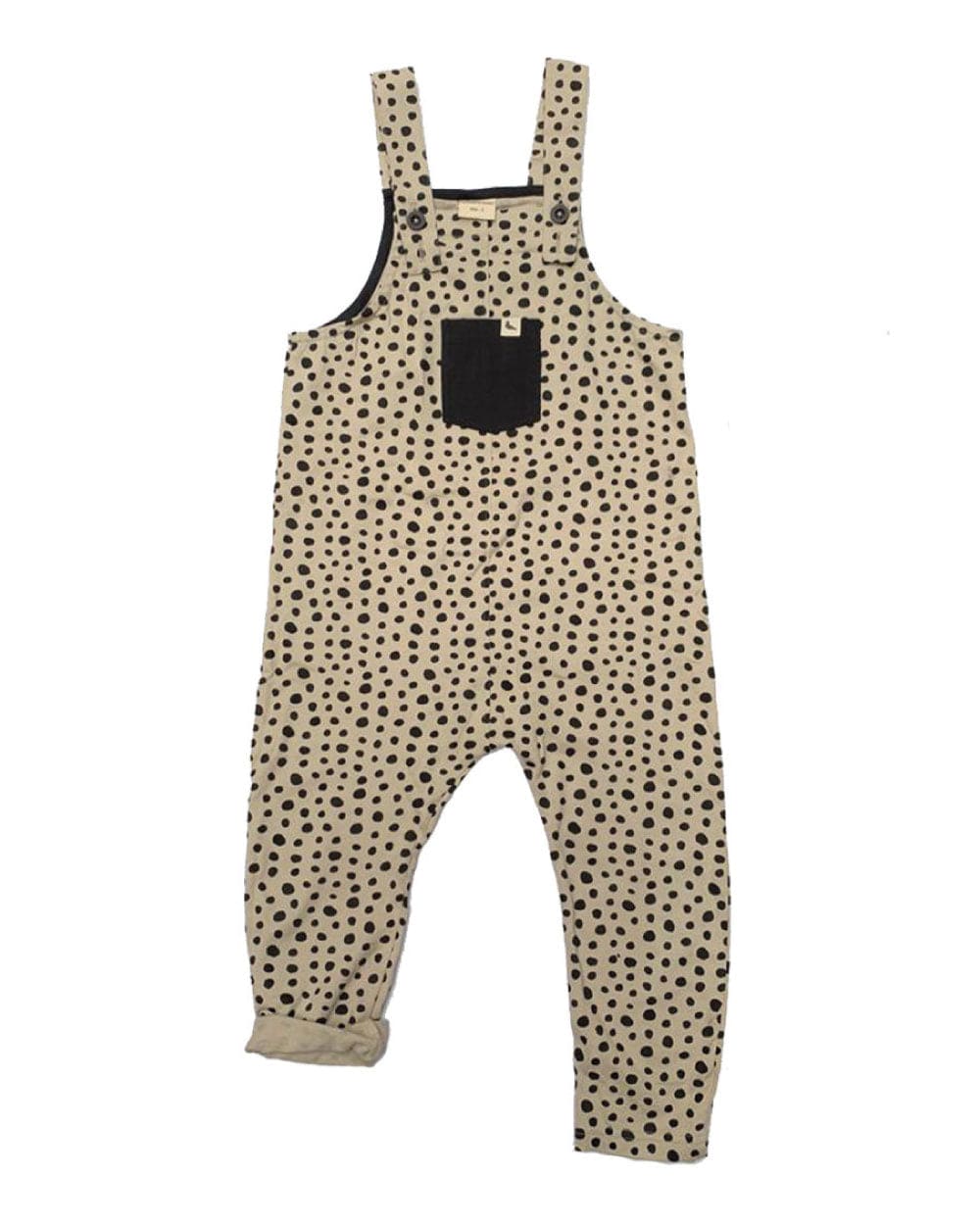 organic cotton Stone Spot Print Dungarees - image 2