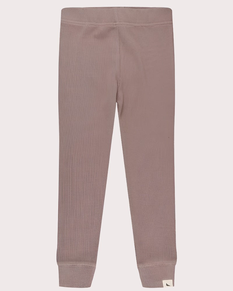 Brown Rib Leggings - image 1