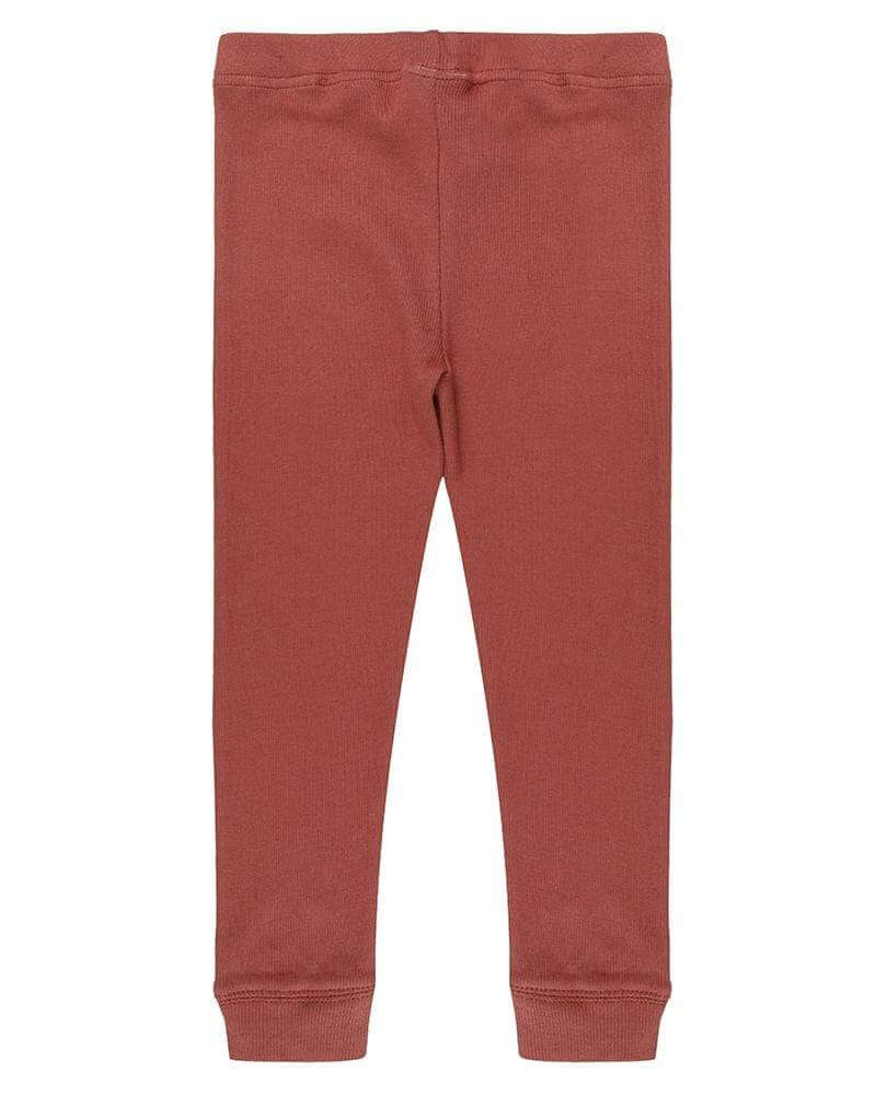 Red Rib Leggings - image 5
