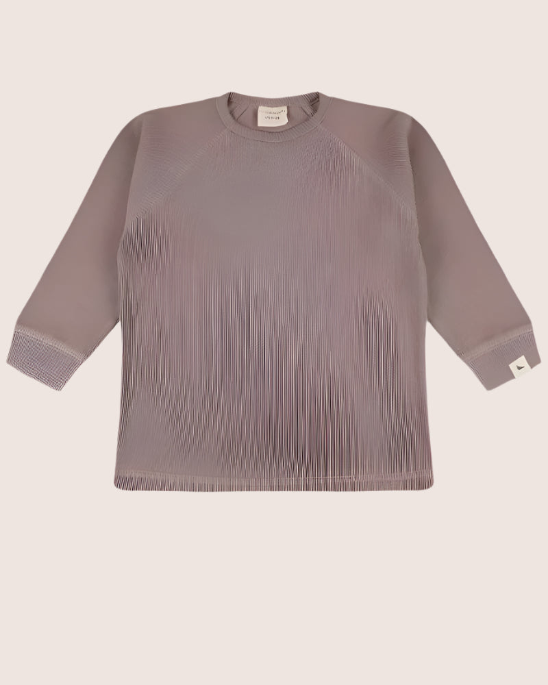 organic cotton Brown Rib Top - image 1