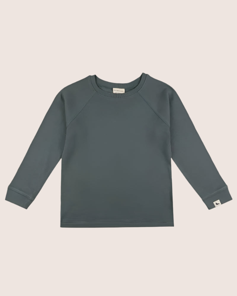 organic cotton Bottle Green Rib Top - image 1