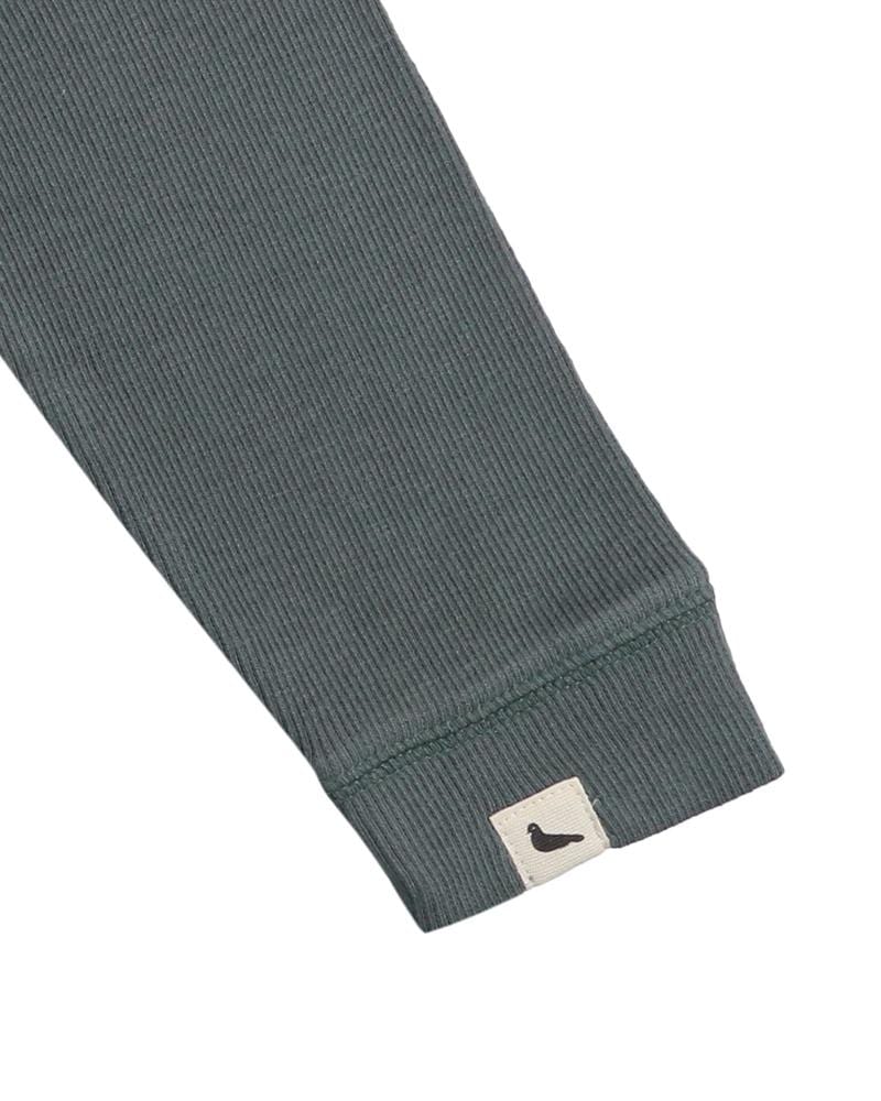 organic cotton Bottle Green Rib Top - image 5