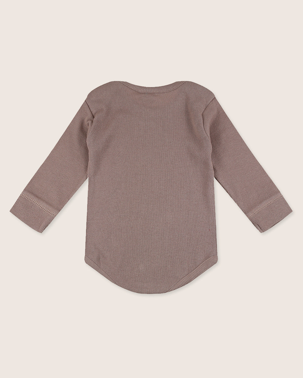 Organic cotton rib baby bodysuit