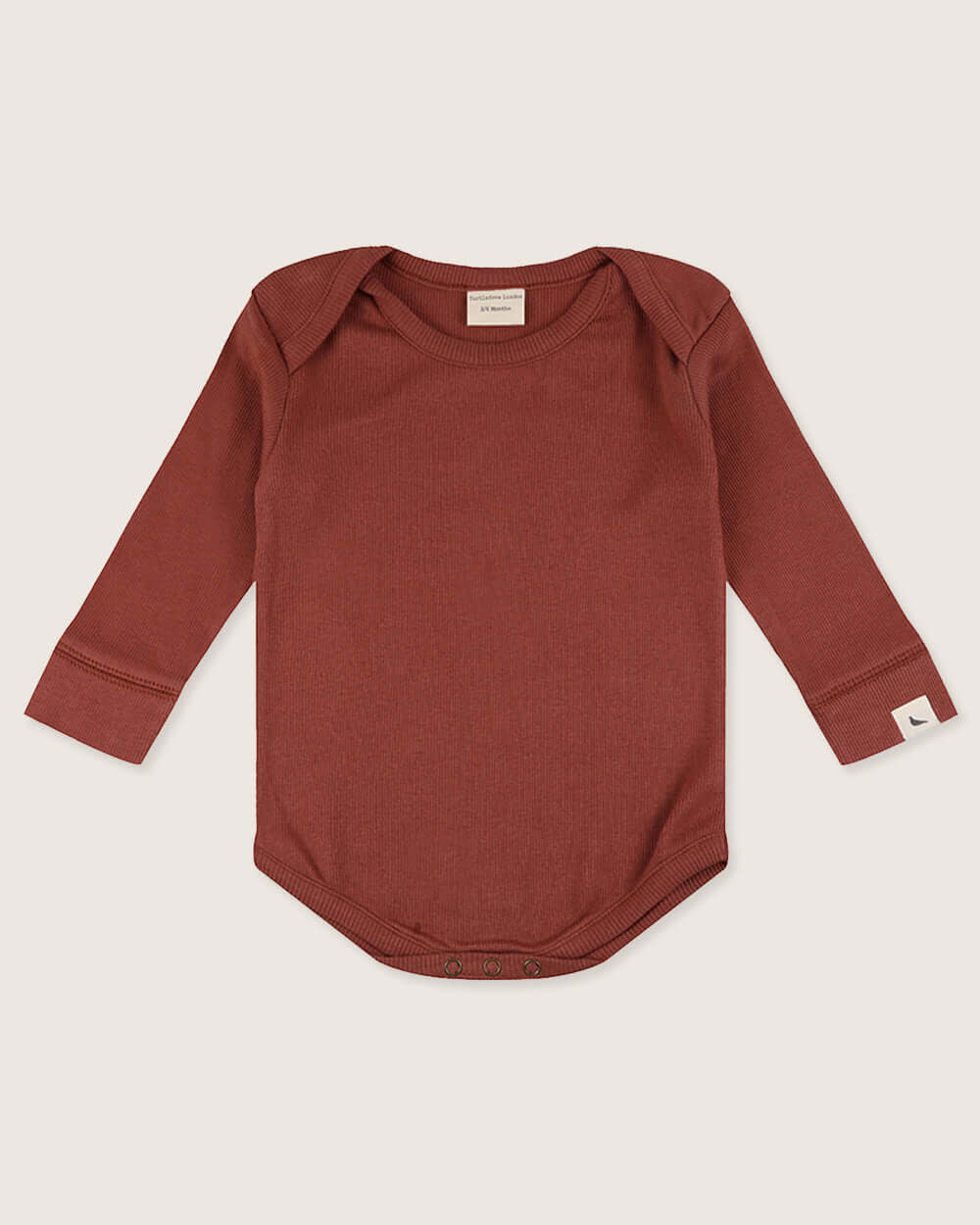 Organic cotton rib bodysuit