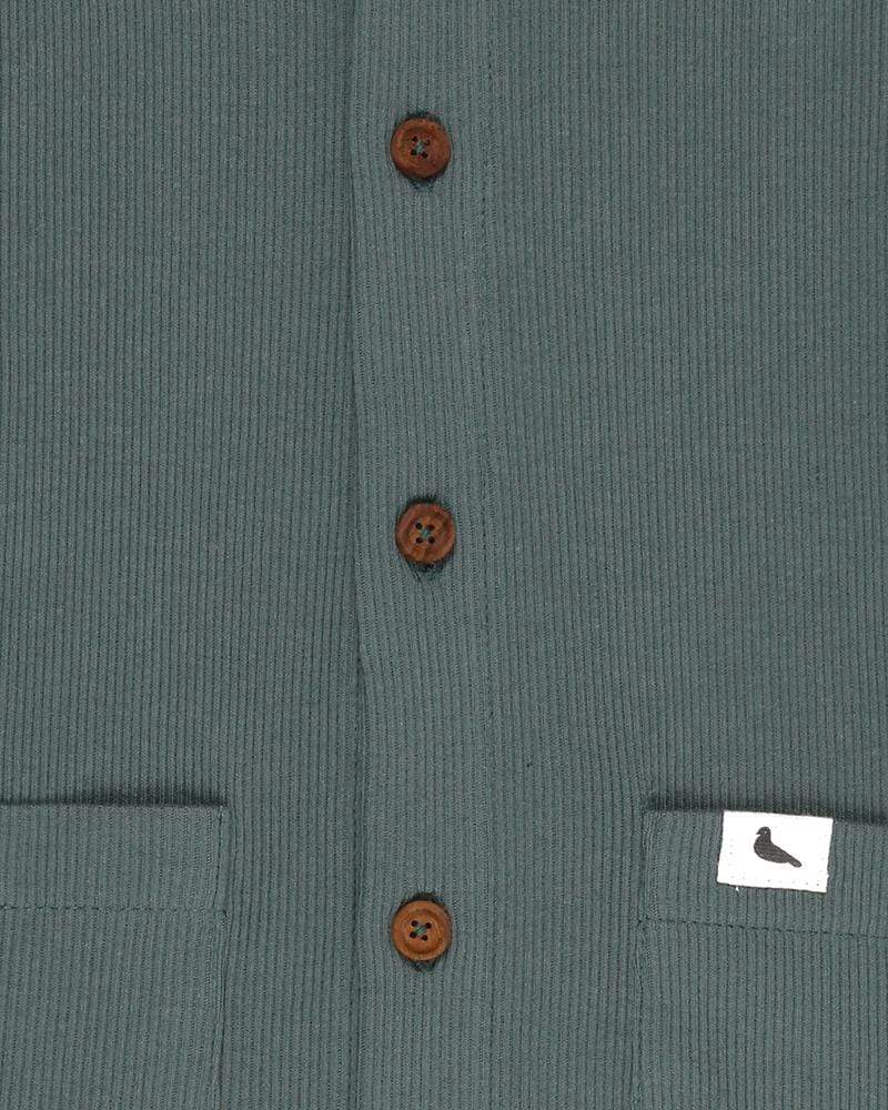 organic cotton Bottle Green Rib Jumpsuit - image 4