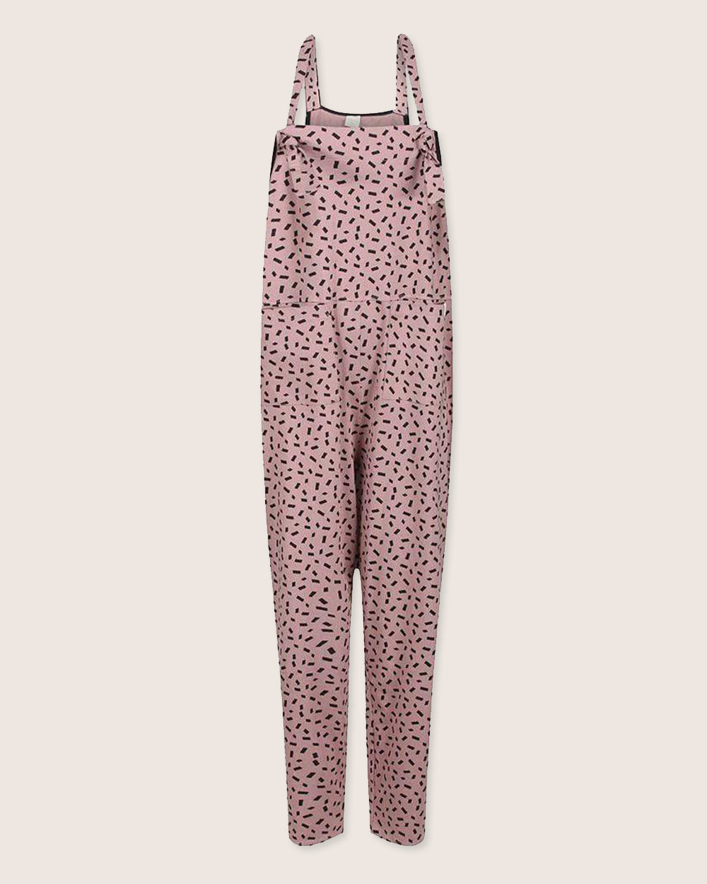Lila Pink Confetti Print Dungarees- image 2