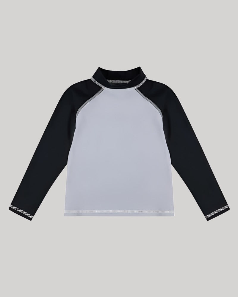 Multicolour Colourblock Swim Top - image 1