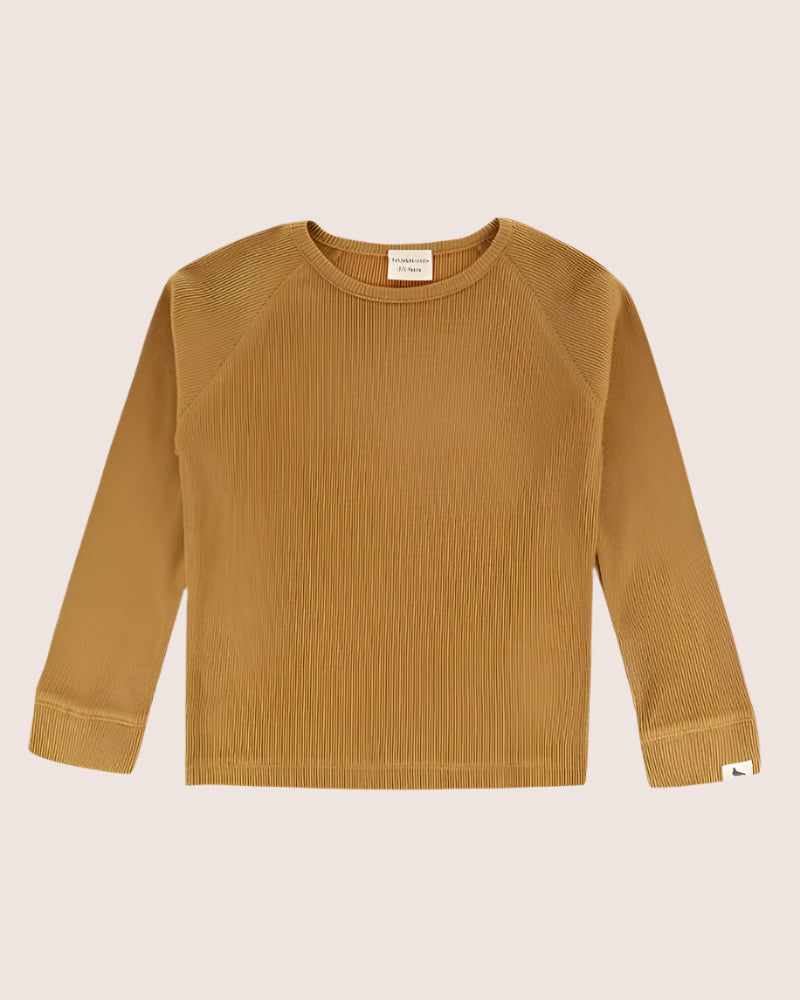 organic cotton Yellow Rib Top - image 1