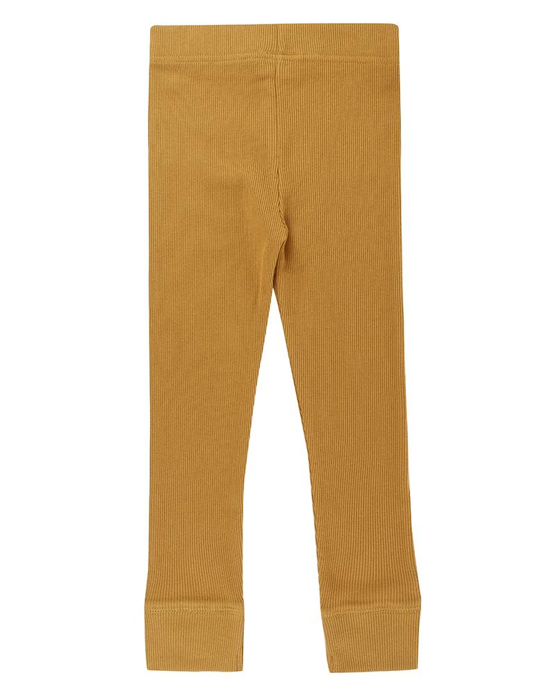 Yellow Rib Leggings - image 4