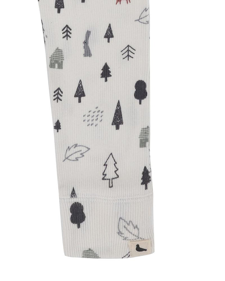 Cream Foxwood Print Leggings - image 2