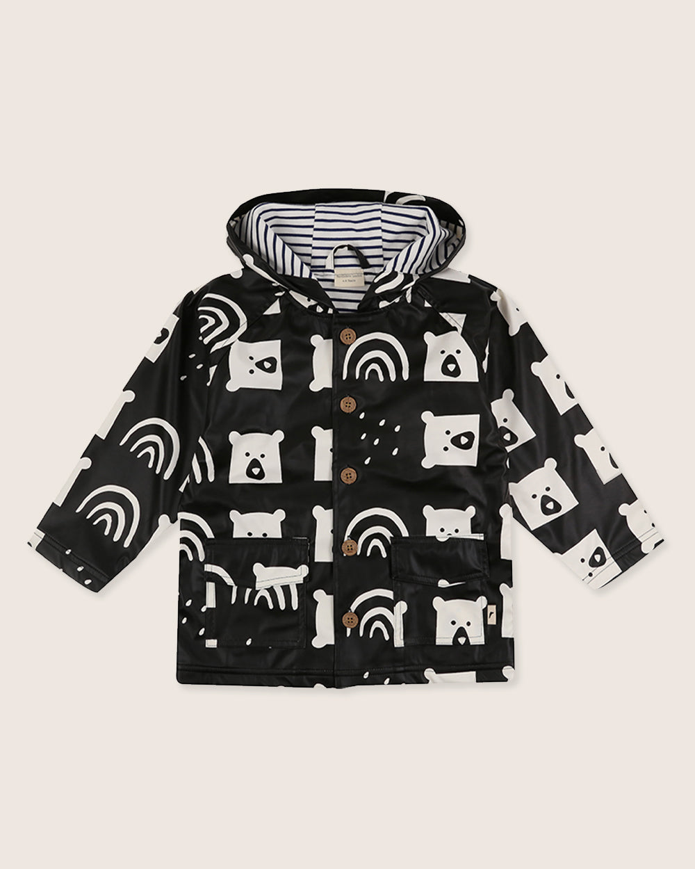 Sustainable organic kids raincoat