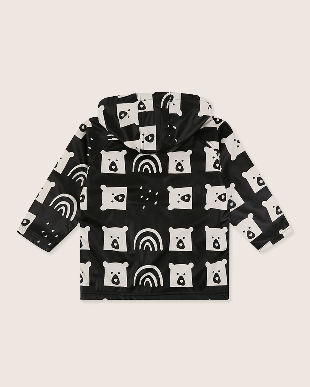 Recycled plastic bottle organic kids raincoat
