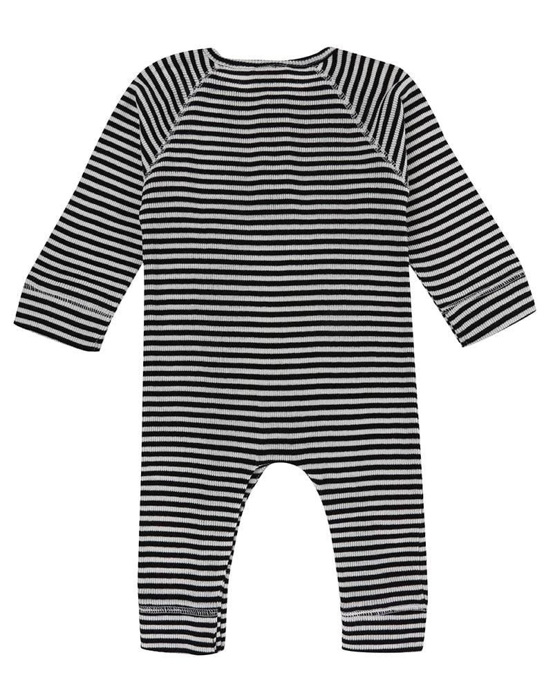 organic cotton Multicolour Stripe Print Rib Romper - image 6