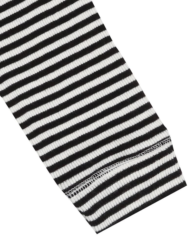 organic cotton Multicolour Stripe Print Rib Top - image 5