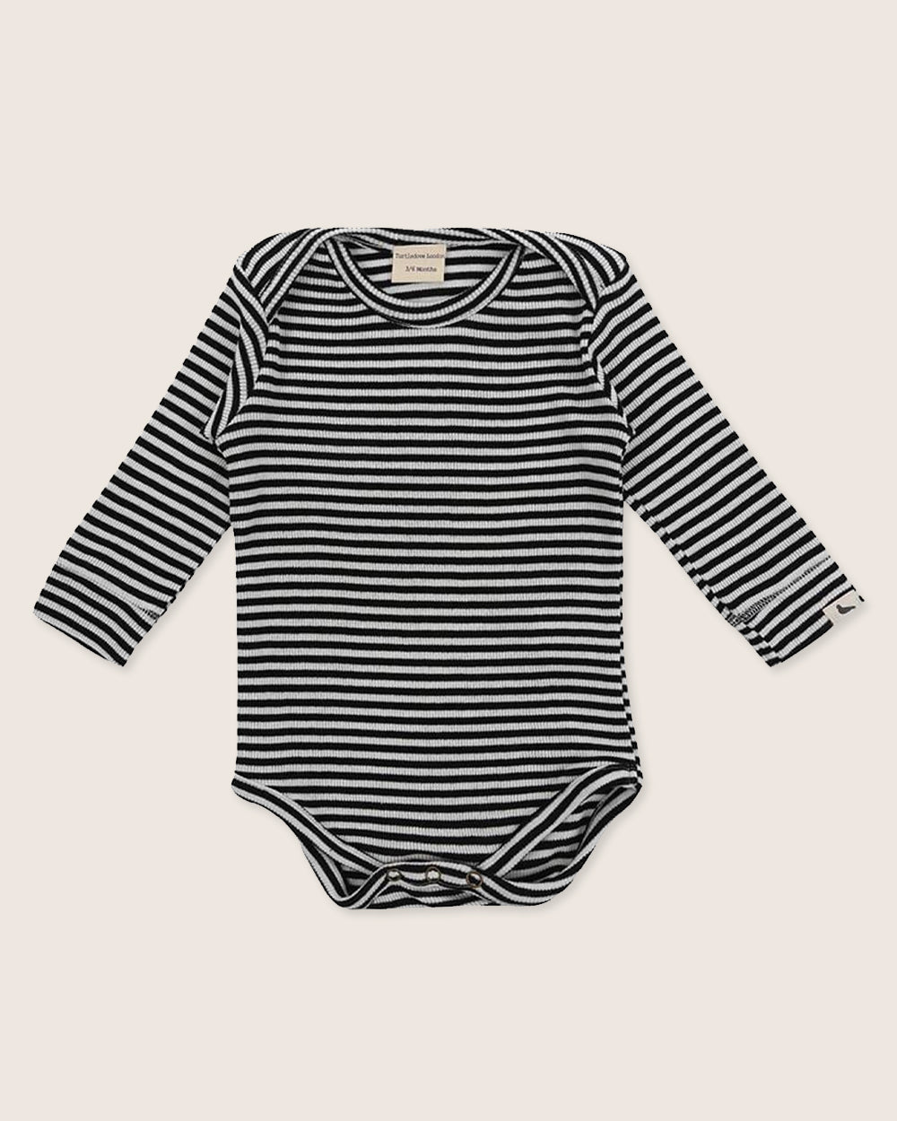 Multicolour Stripe Print Rib Bodysuit - image 2