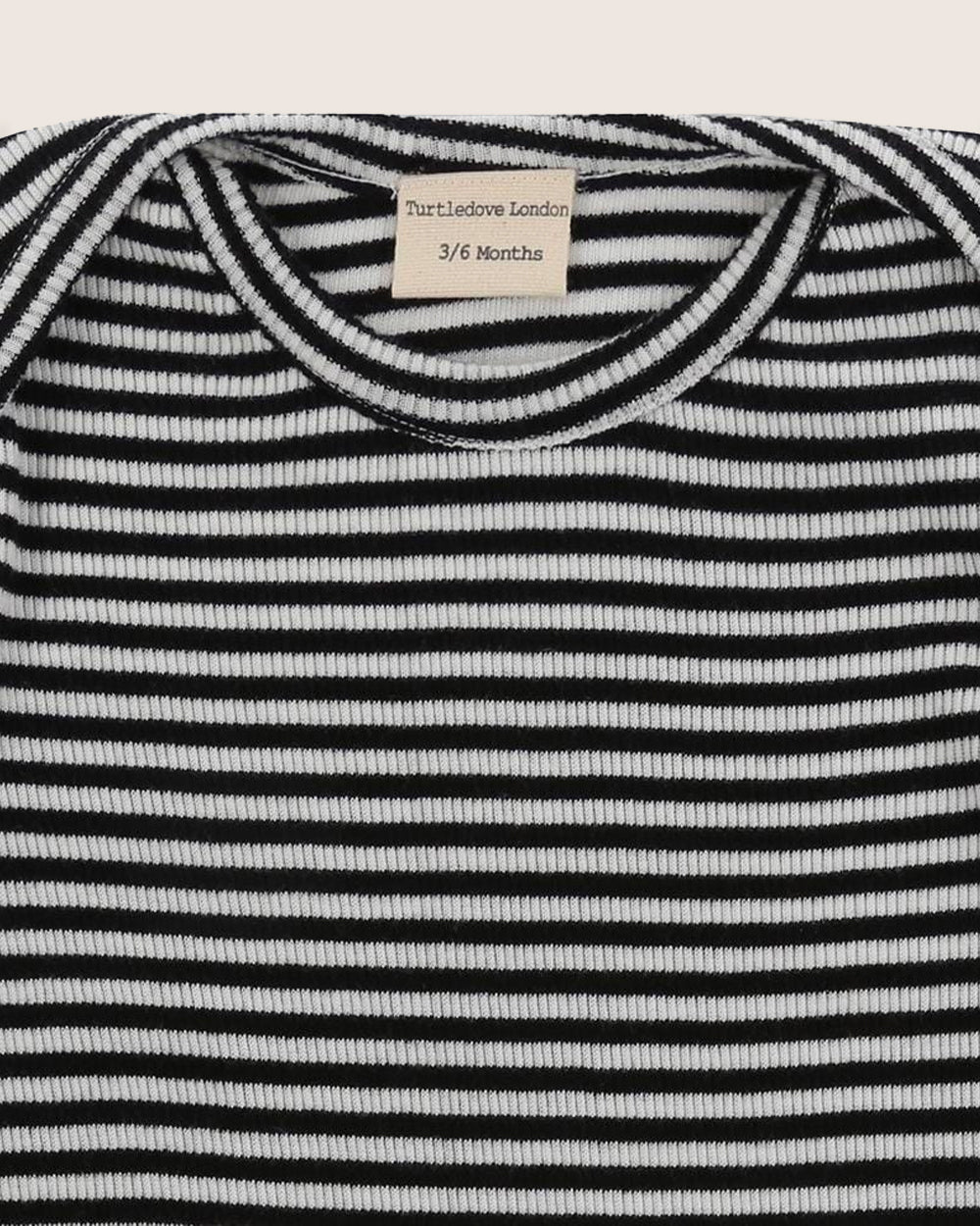Multicolour Stripe Print Rib Bodysuit - image 3