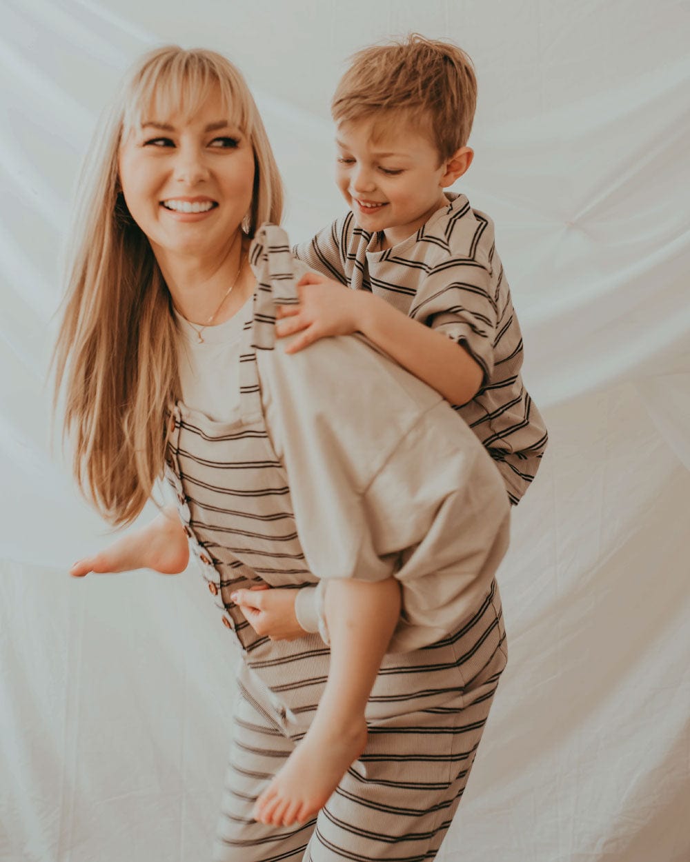 Matching mum and kids clothing