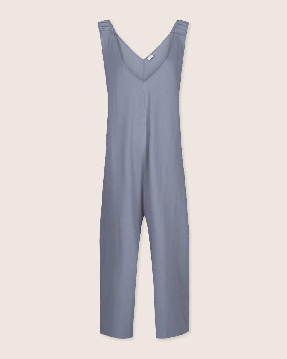 organic cotton Grace Sea Blue Wide Leg Jumpsuit - image 2