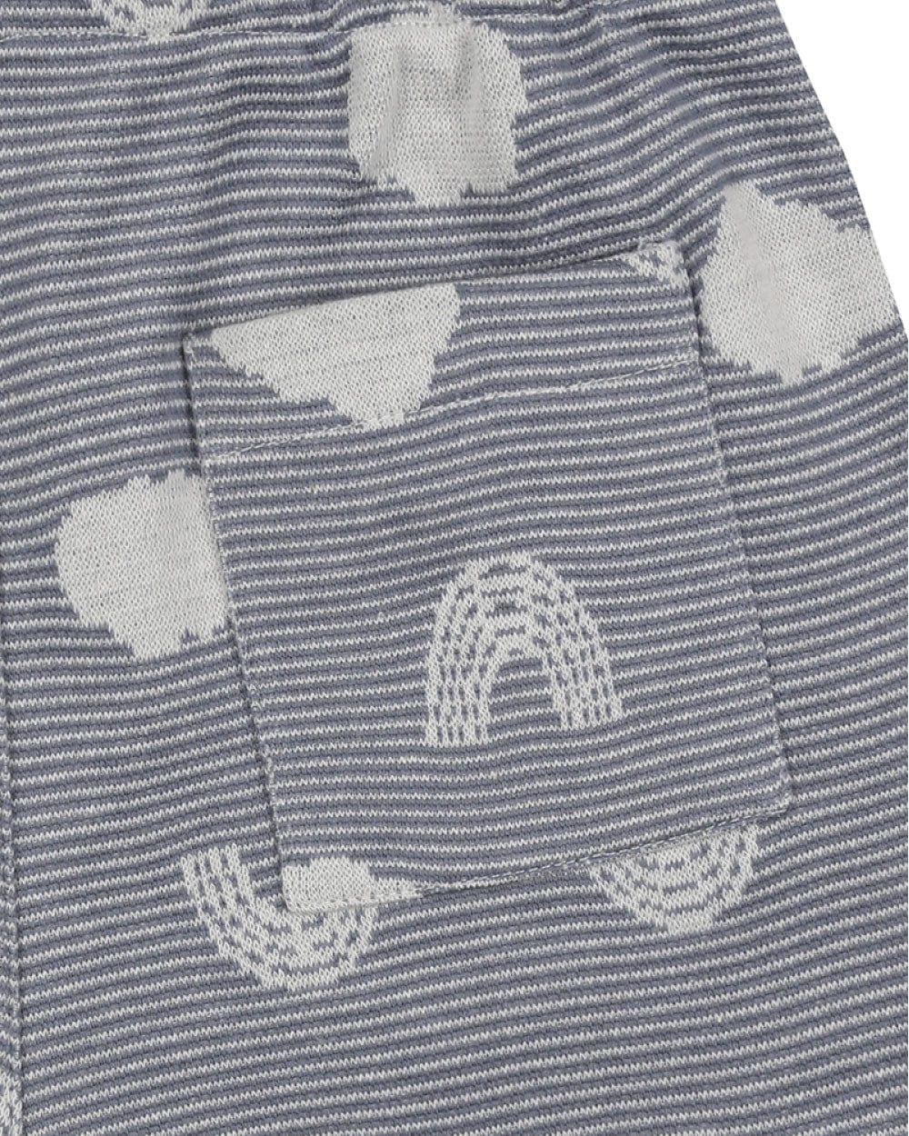 Jacquard Cloud Reversible Shorts - Turtledovelondon