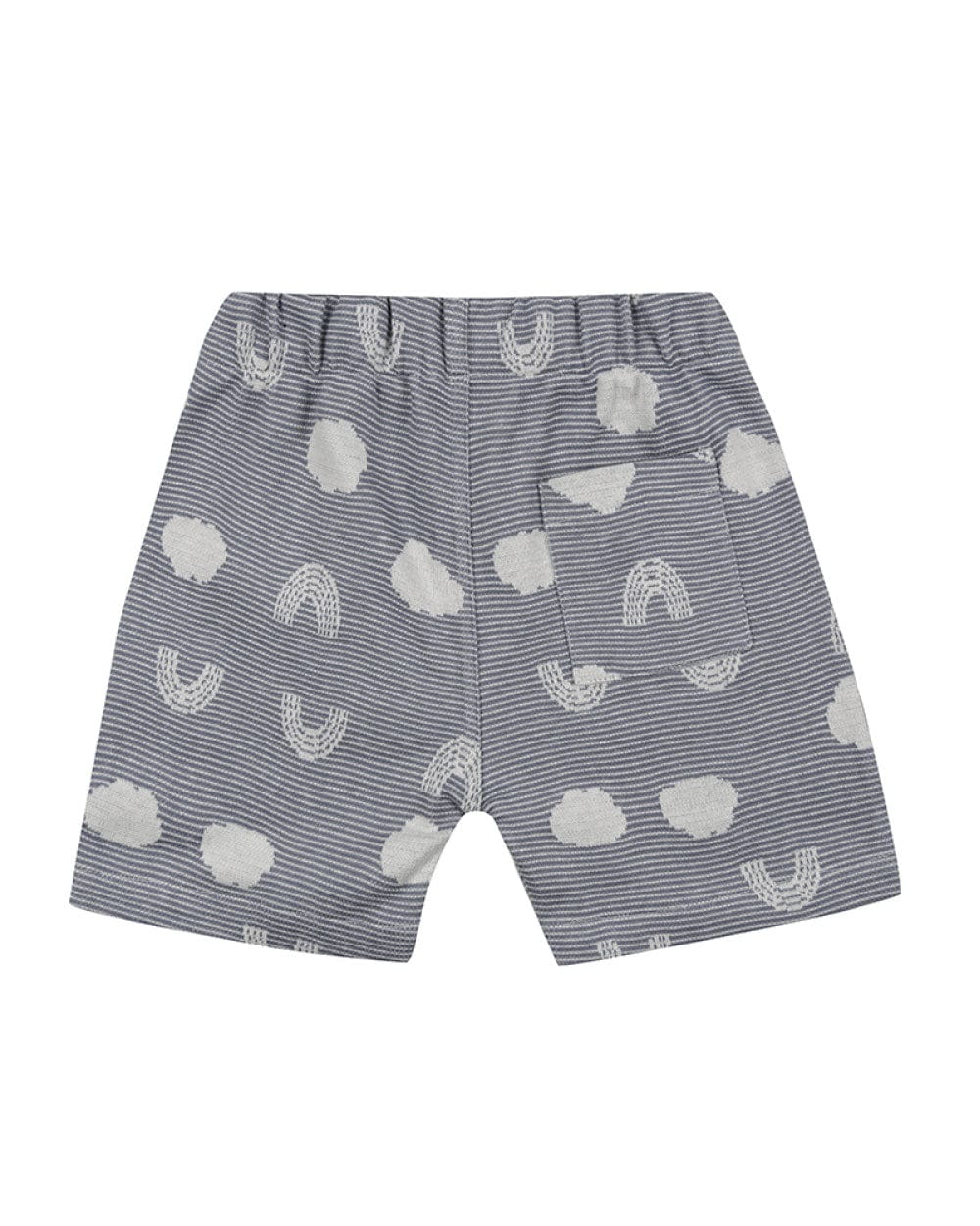 Jacquard Cloud Reversible Shorts - Turtledovelondon