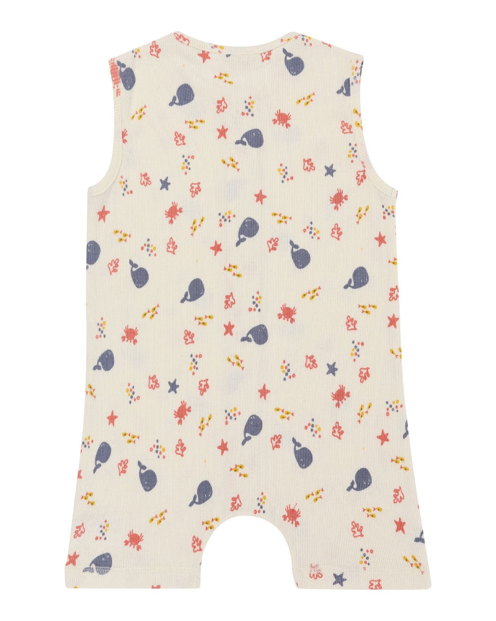 Cream Seaside Print Playsuit - image 3