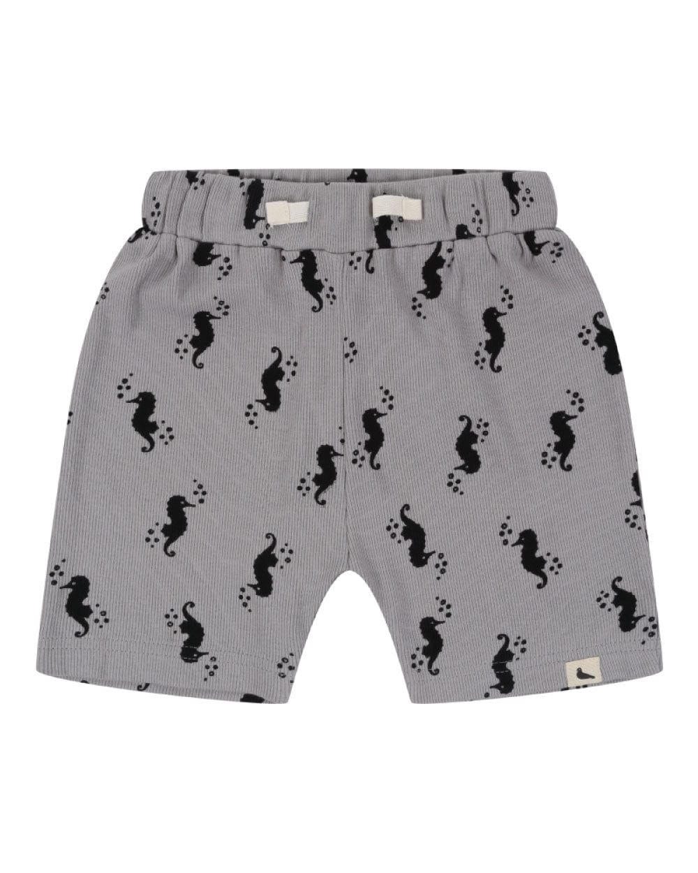 organic cotton Grey Seahorse Print T-Shirt & Short Set - image 3