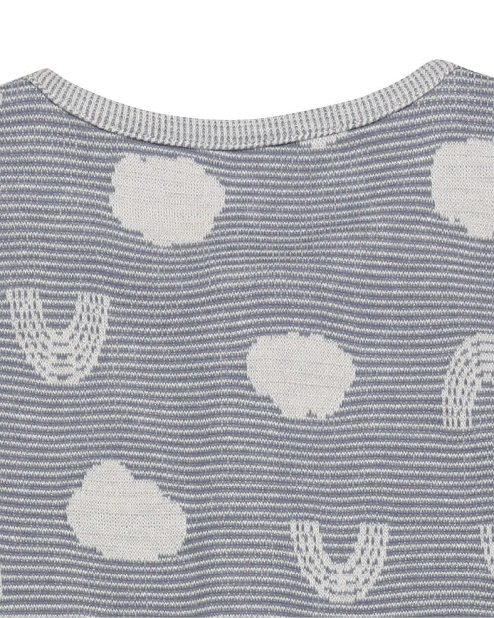 organic cotton Grey Cloud Print Reversible Jumpsuit - image 3