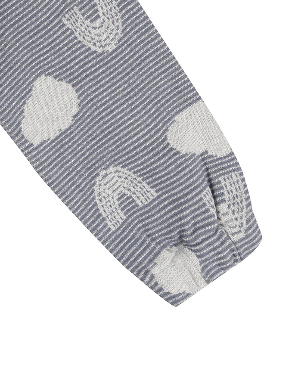 Grey Cloud Print Reversible Hoodie - image 6