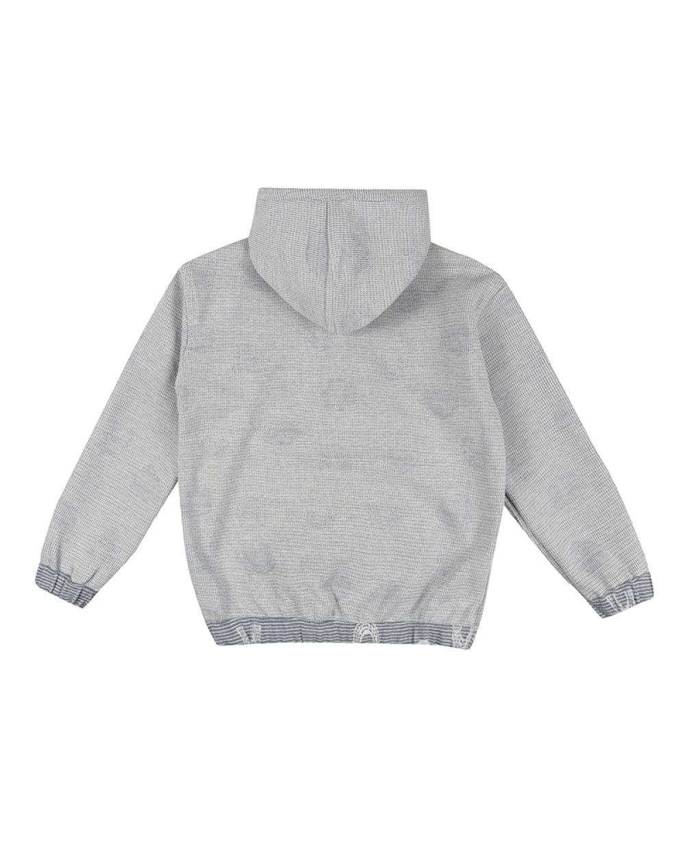 Grey Cloud Print Reversible Hoodie - image 5