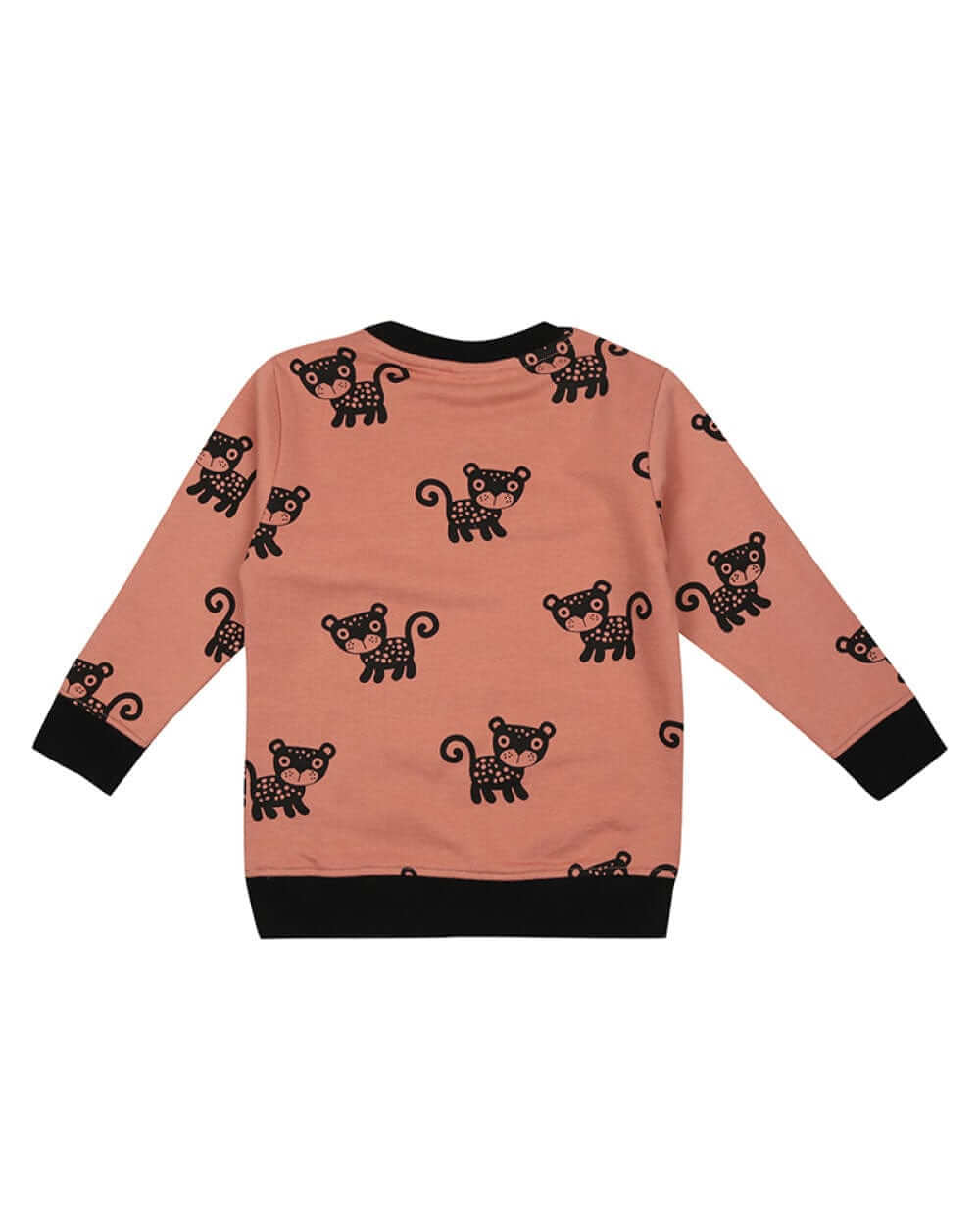 organic cotton Orange Cub Print Sweatshirt - image 4