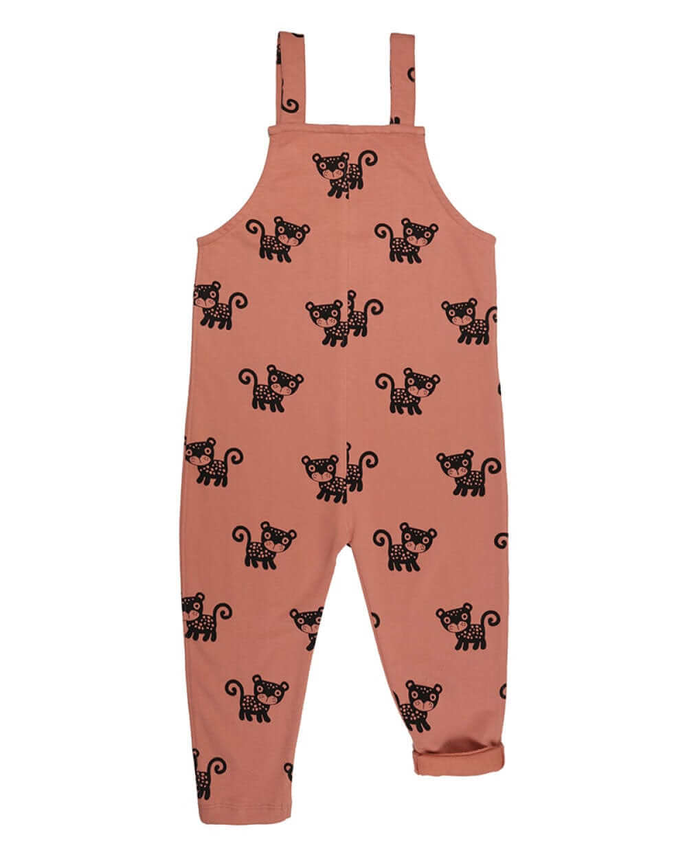 Orange Cub Print Dungarees - image 6