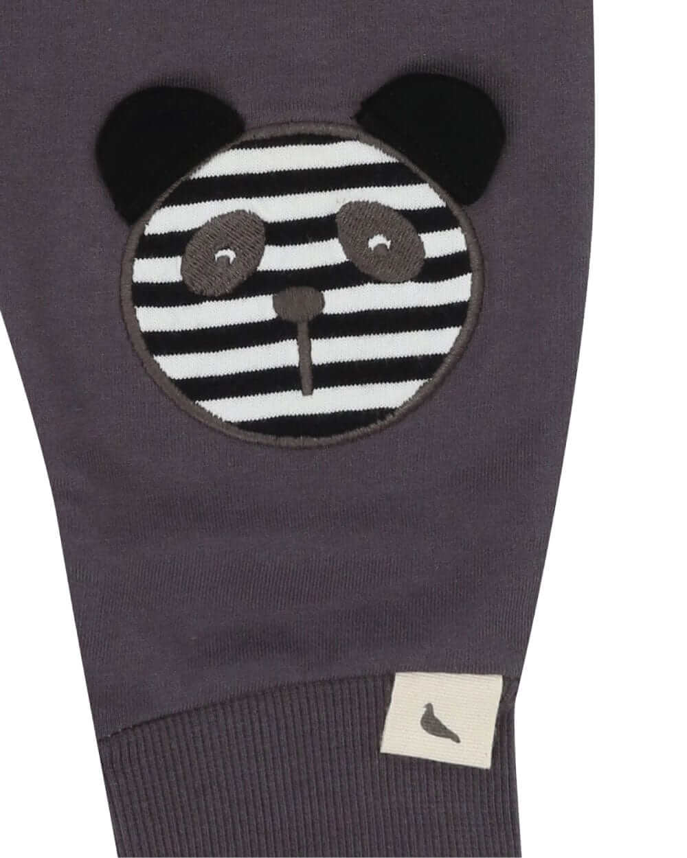 Charcoal Grey Cub Applique Harem Style Joggers - image 4