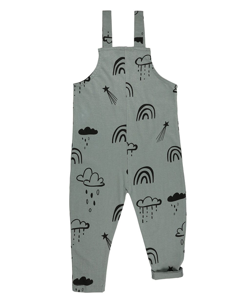 Green Rainbow Star Print Dungarees - image 6